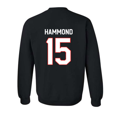 Texas Tech - NCAA Football : Will Hammond - Classic Shersey Crewneck Sweatshirt-1