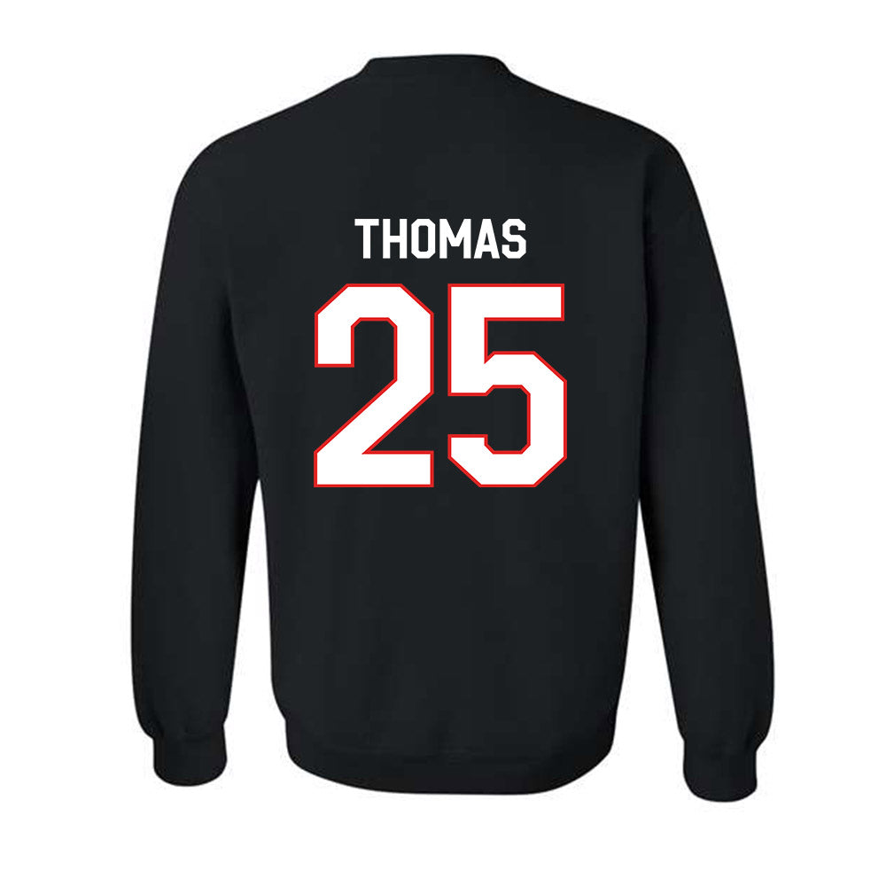 Texas Tech - NCAA Baseball : Chase Thomas - Classic Shersey Crewneck Sweatshirt-1