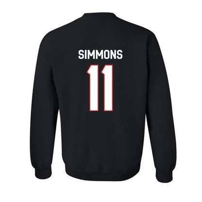 Texas Tech - NCAA Football : Malcolm Simmons - Classic Shersey Crewneck Sweatshirt-1