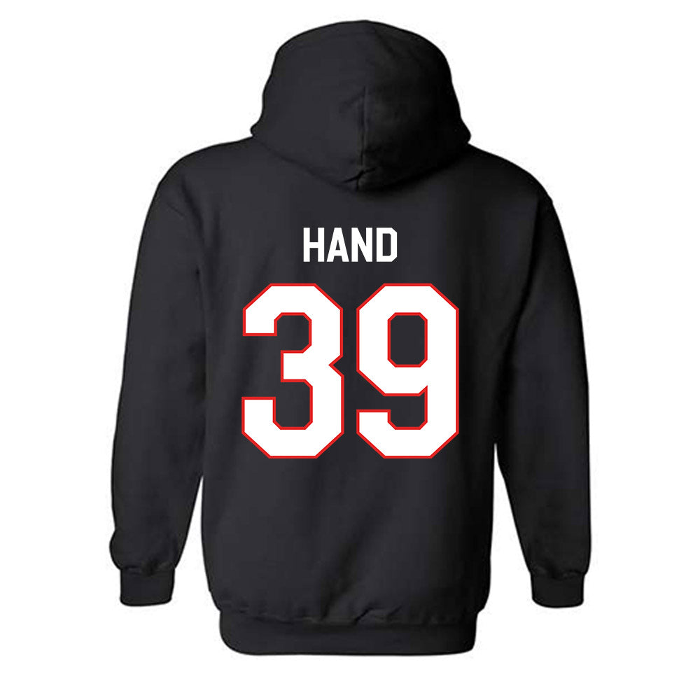 Texas Tech - NCAA Football : Jacob Hand - Classic Shersey Hooded Sweatshirt-1