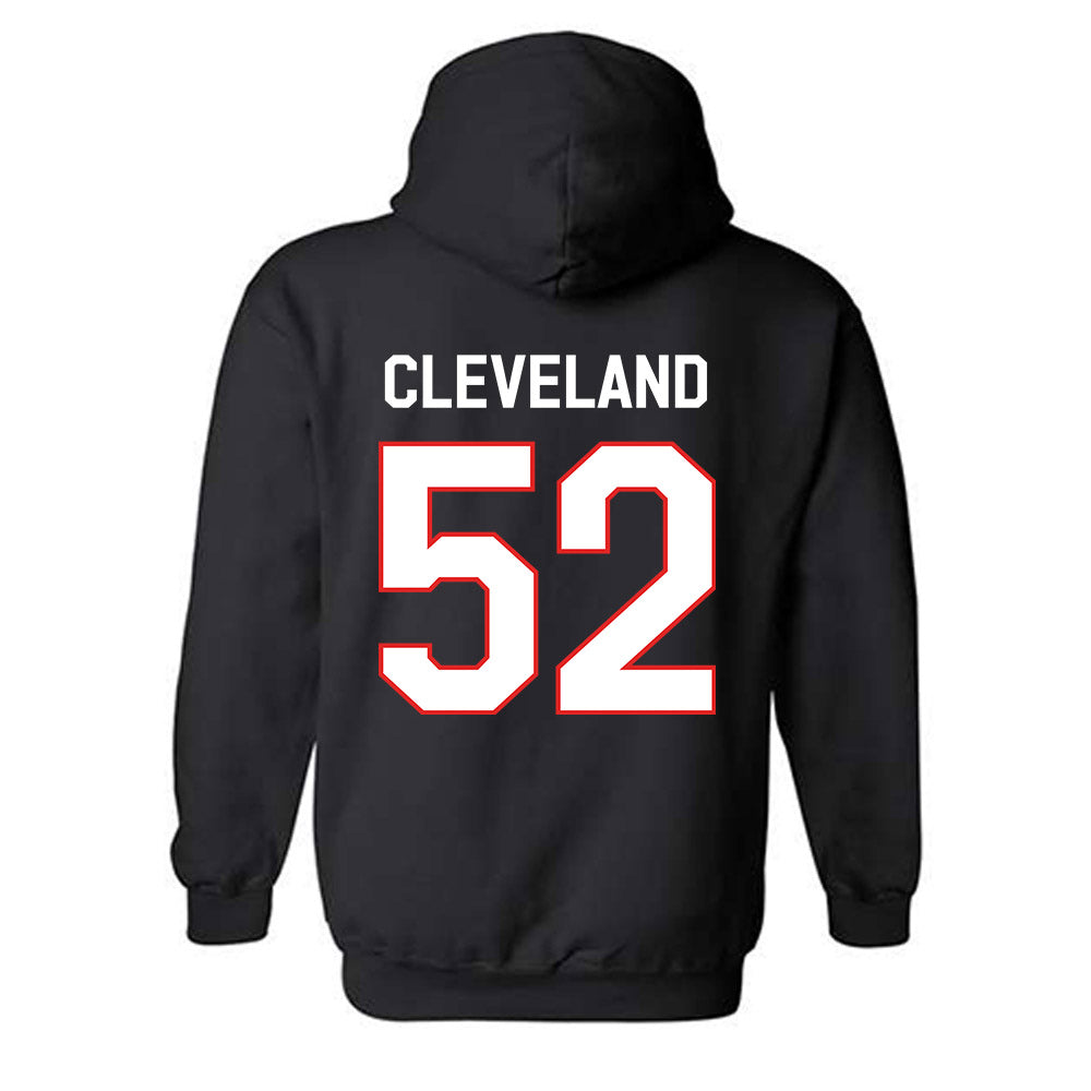 Texas Tech - NCAA Football : Cash Cleveland - Classic Shersey Hooded Sweatshirt-1
