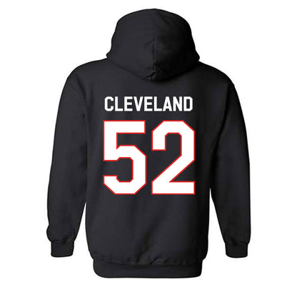 Texas Tech - NCAA Football : Cash Cleveland - Classic Shersey Hooded Sweatshirt-1