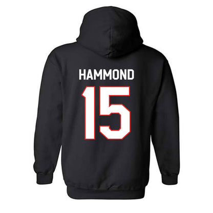 Texas Tech - NCAA Football : William Hammond - Classic Shersey Hooded Sweatshirt-1