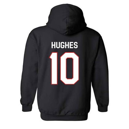 Texas Tech - NCAA Baseball : Logan Hughes - Classic Shersey Hooded Sweatshirt-1