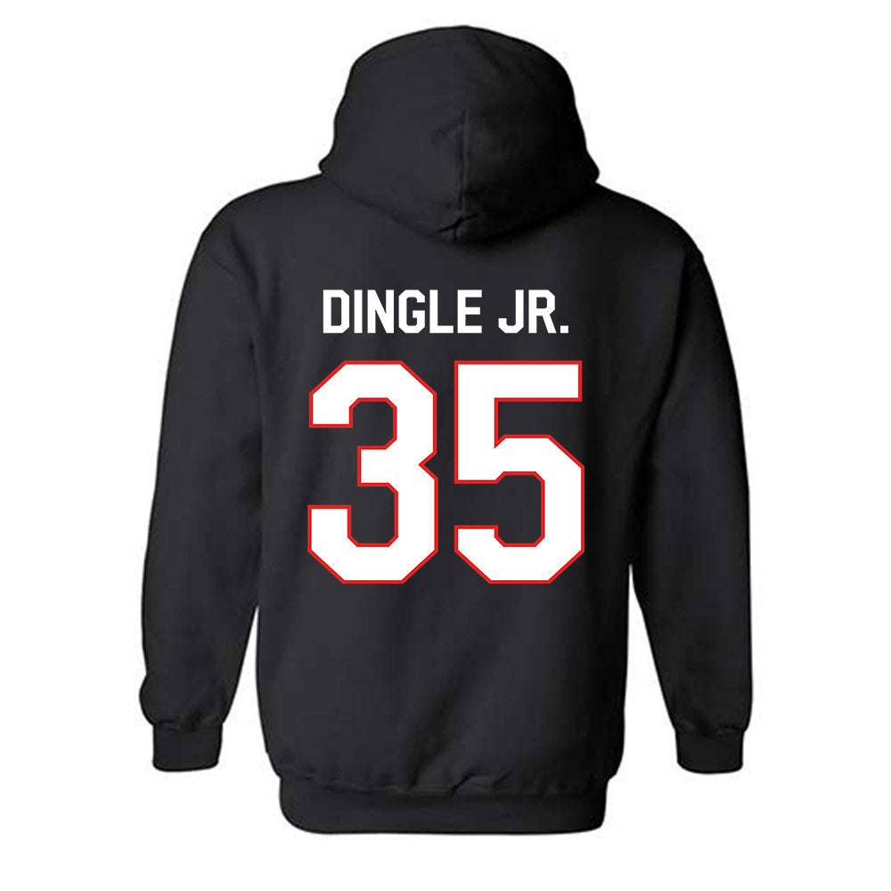 Texas Tech - NCAA Football : Miquel Dingle Jr. - Classic Shersey Hooded Sweatshirt-1