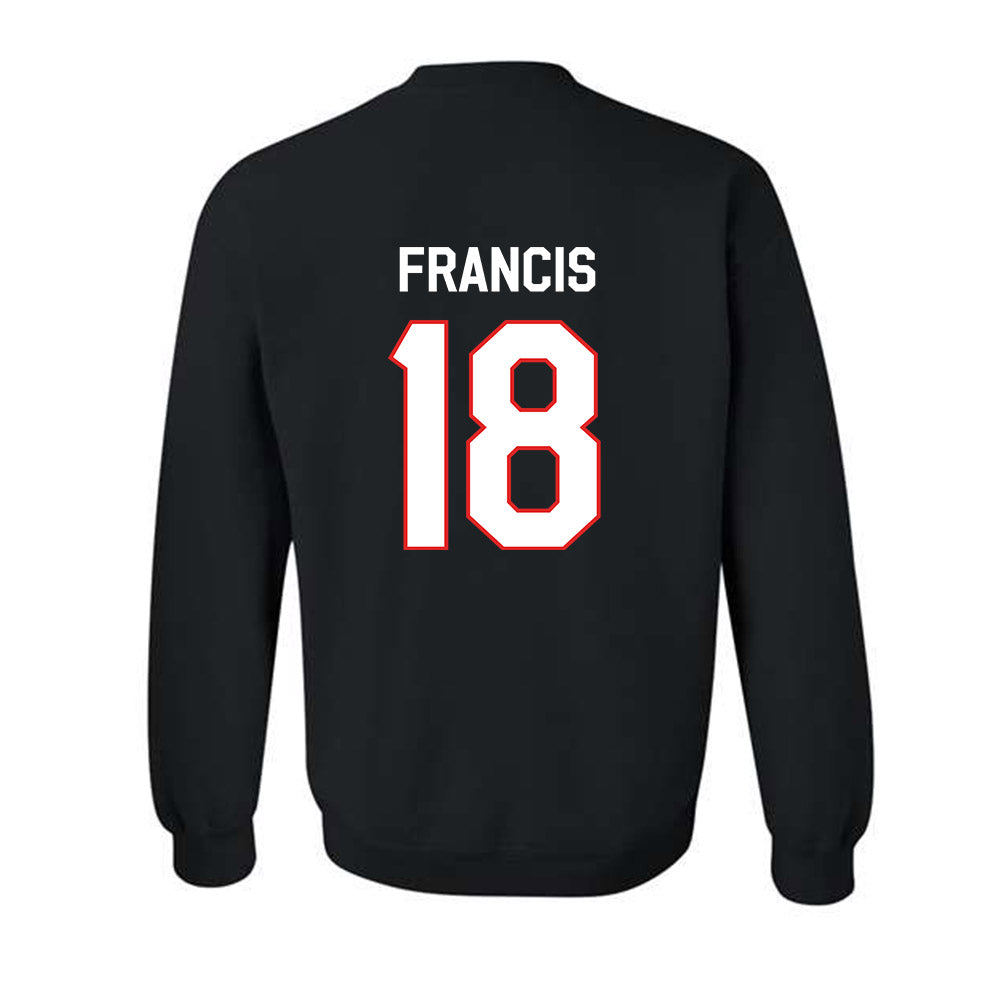 Texas Tech - NCAA Football : Kirk Francis - Classic Shersey Crewneck Sweatshirt-1