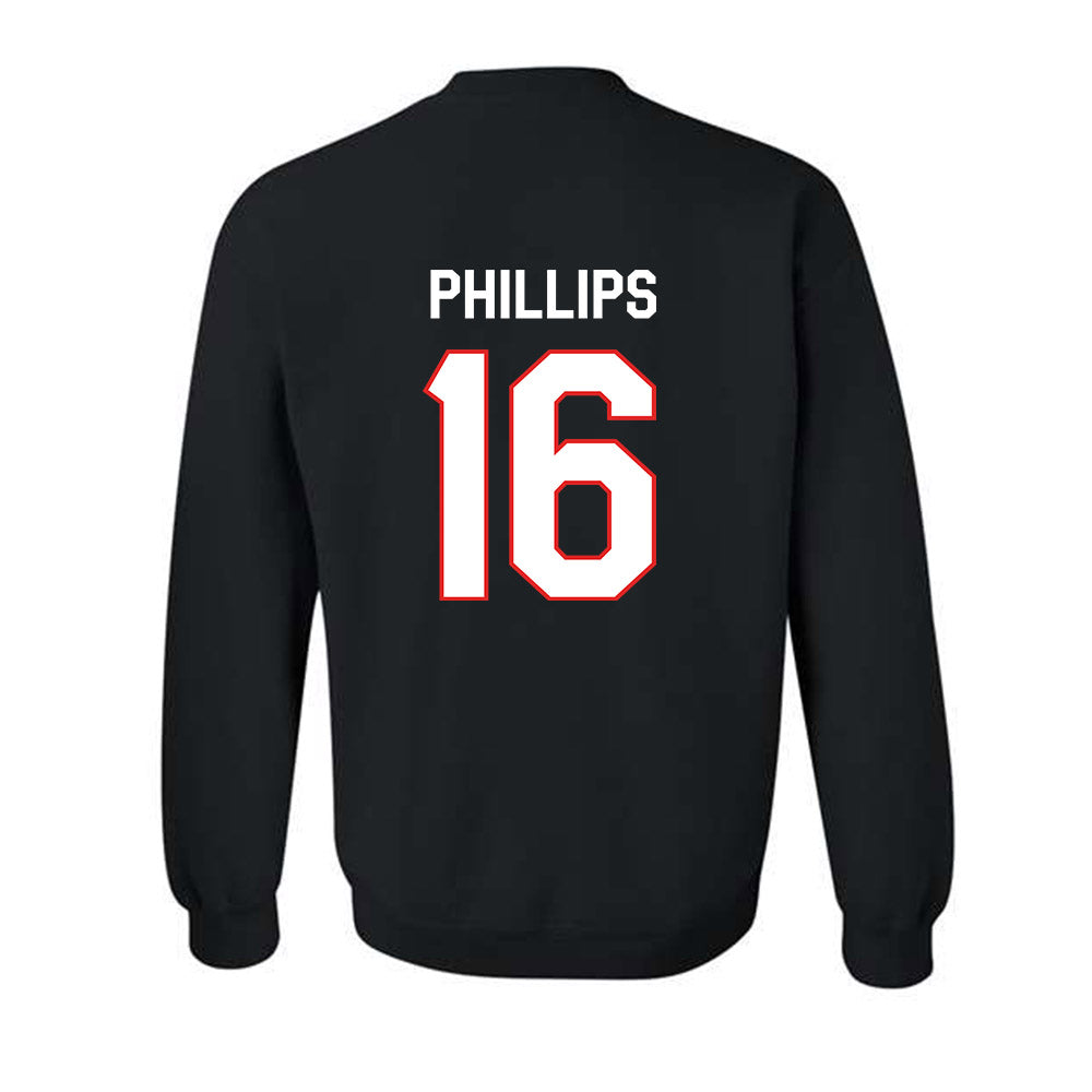 Texas Tech - NCAA Football : Holden Phillips - Classic Shersey Crewneck Sweatshirt-1