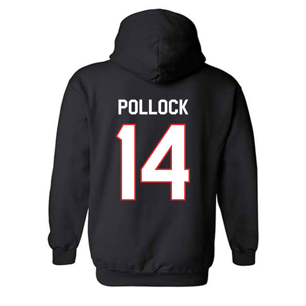 Texas Tech - NCAA Football : Brice Pollock - Classic Shersey Hooded Sweatshirt-1