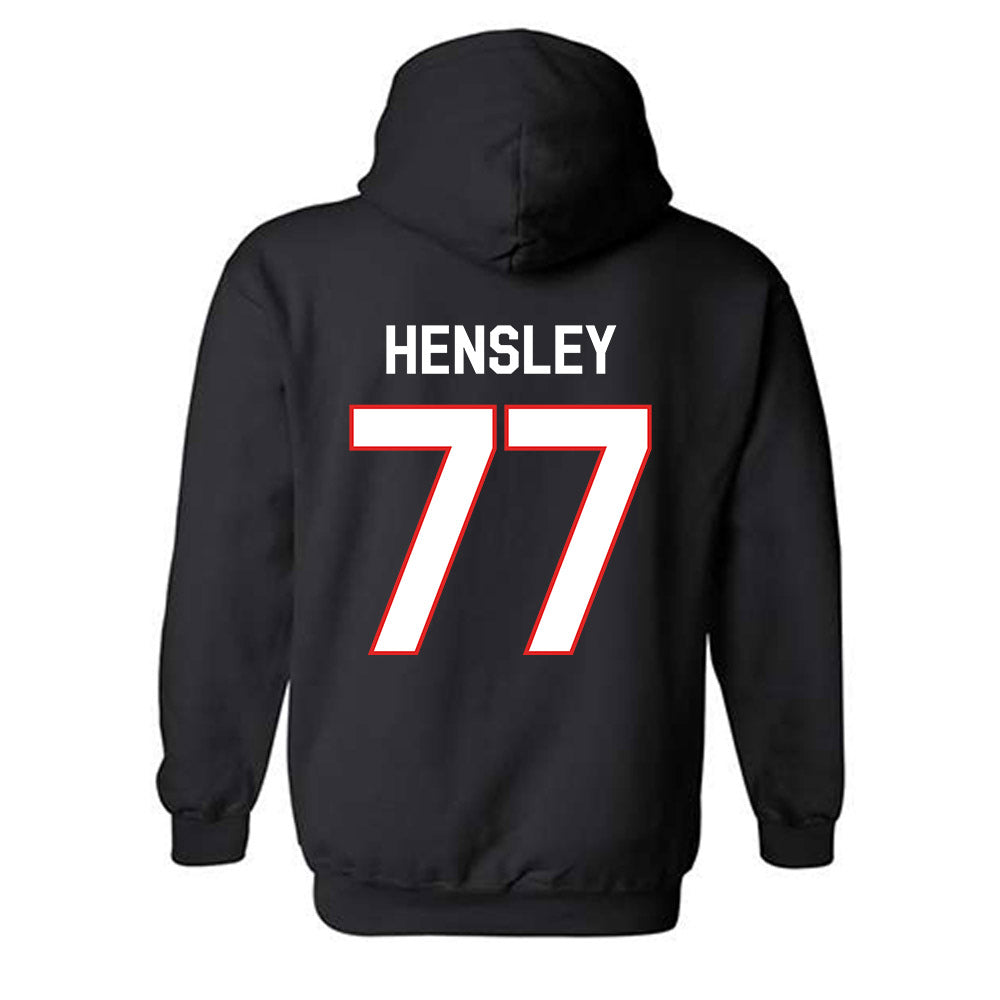 Texas Tech - NCAA Softball : Timber Hensley - Classic Shersey Hooded Sweatshirt-1