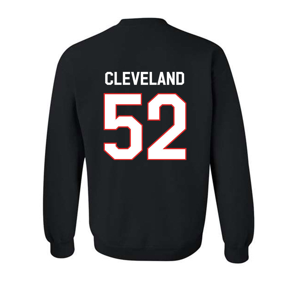 Texas Tech - NCAA Football : Cash Cleveland - Classic Shersey Crewneck Sweatshirt-1