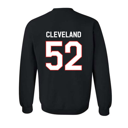 Texas Tech - NCAA Football : Cash Cleveland - Classic Shersey Crewneck Sweatshirt-1