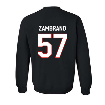 Texas Tech - NCAA Football : Hunter Zambrano - Classic Shersey Crewneck Sweatshirt-1