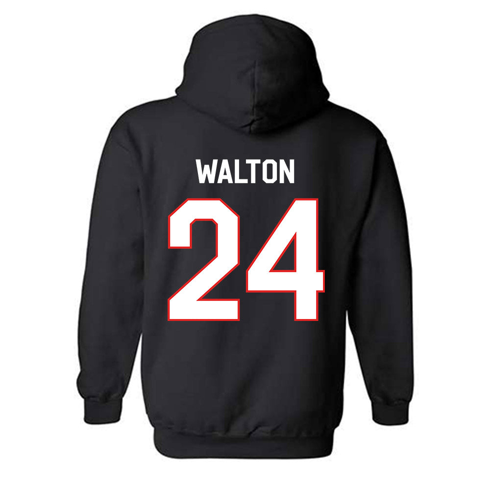 Texas Tech - NCAA Men's Basketball : Kerwin Walton - Classic Shersey Hooded Sweatshirt-1