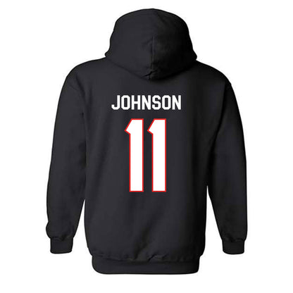 Texas Tech - NCAA Women's Volleyball : Tatum Johnson - Classic Shersey Hooded Sweatshirt-1