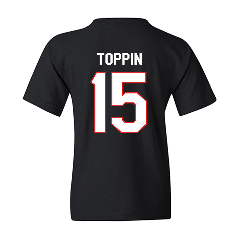 Texas Tech - NCAA Men's Basketball : JT Toppin - Classic Shersey Youth T-Shirt-1