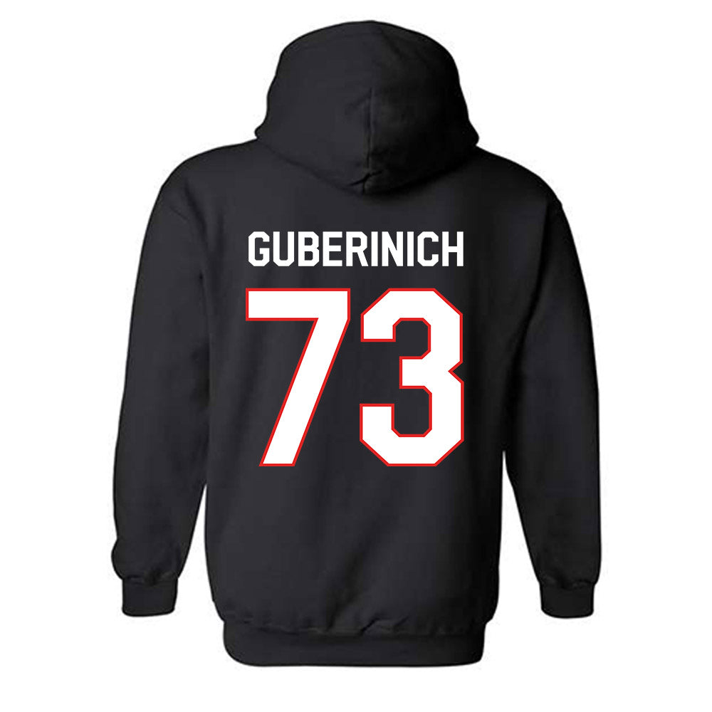 Texas Tech - NCAA Football : Danilo Guberinich - Classic Shersey Hooded Sweatshirt-1