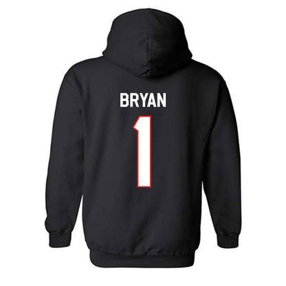 Texas Tech - NCAA Men's Basketball : Tyeree Bryan - Classic Shersey Hooded Sweatshirt-1