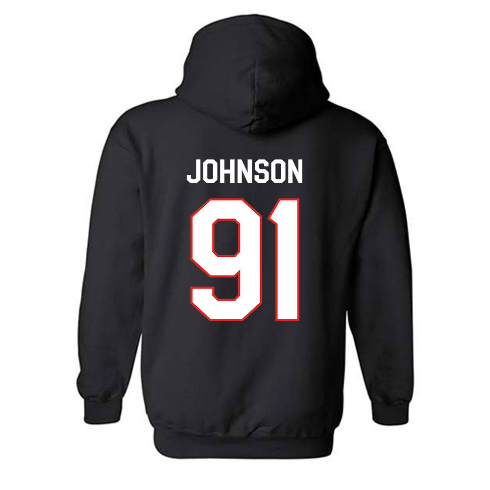 Texas Tech - NCAA Football : Krush Johnson - Classic Shersey Hooded Sweatshirt-1