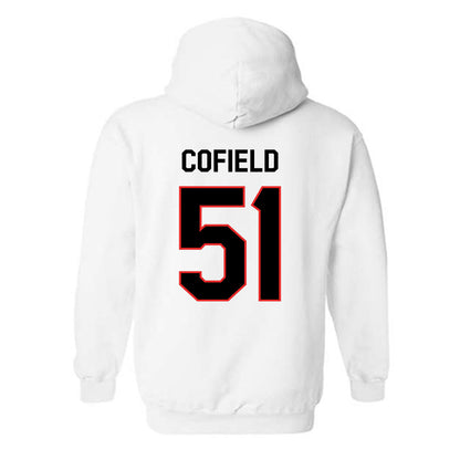 Texas Tech - NCAA Football : Jayden Cofield - Classic Shersey Hooded Sweatshirt-1
