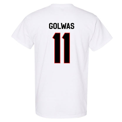 Texas Tech - NCAA Football : Brock Golwas - Classic Shersey T-Shirt-1