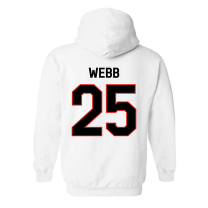 Texas Tech - NCAA Football : Donovan Webb - Classic Shersey Hooded Sweatshirt-1