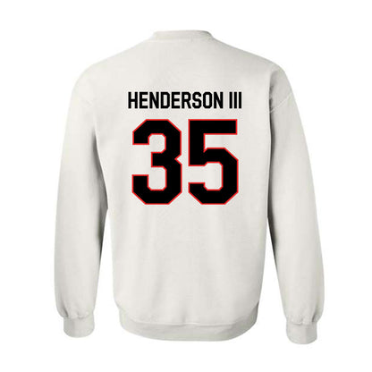Texas Tech - NCAA Football : Michael Henderson III - Classic Shersey Crewneck Sweatshirt-1