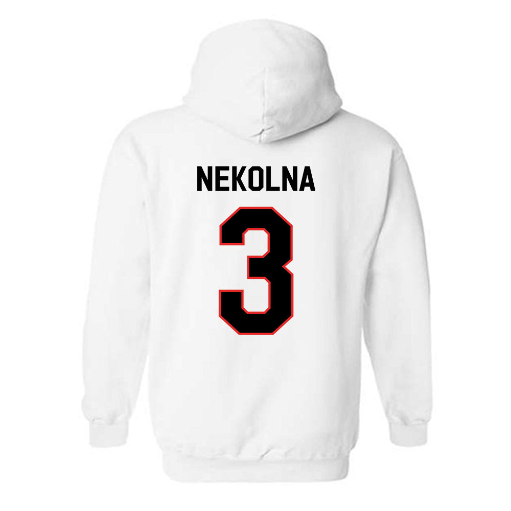 Texas Tech - NCAA Women's Basketball : Julie Nekolna - Classic Shersey Hooded Sweatshirt-1