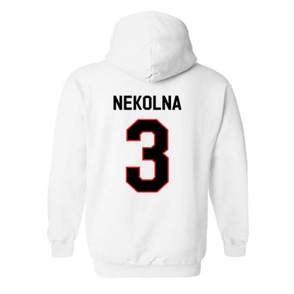 Texas Tech - NCAA Women's Basketball : Julie Nekolna - Classic Shersey Hooded Sweatshirt-1