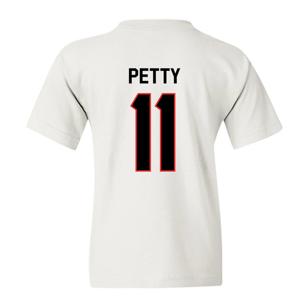 Texas Tech - NCAA Men's Basketball : Jaylen Petty - Classic Shersey Youth T-Shirt-1