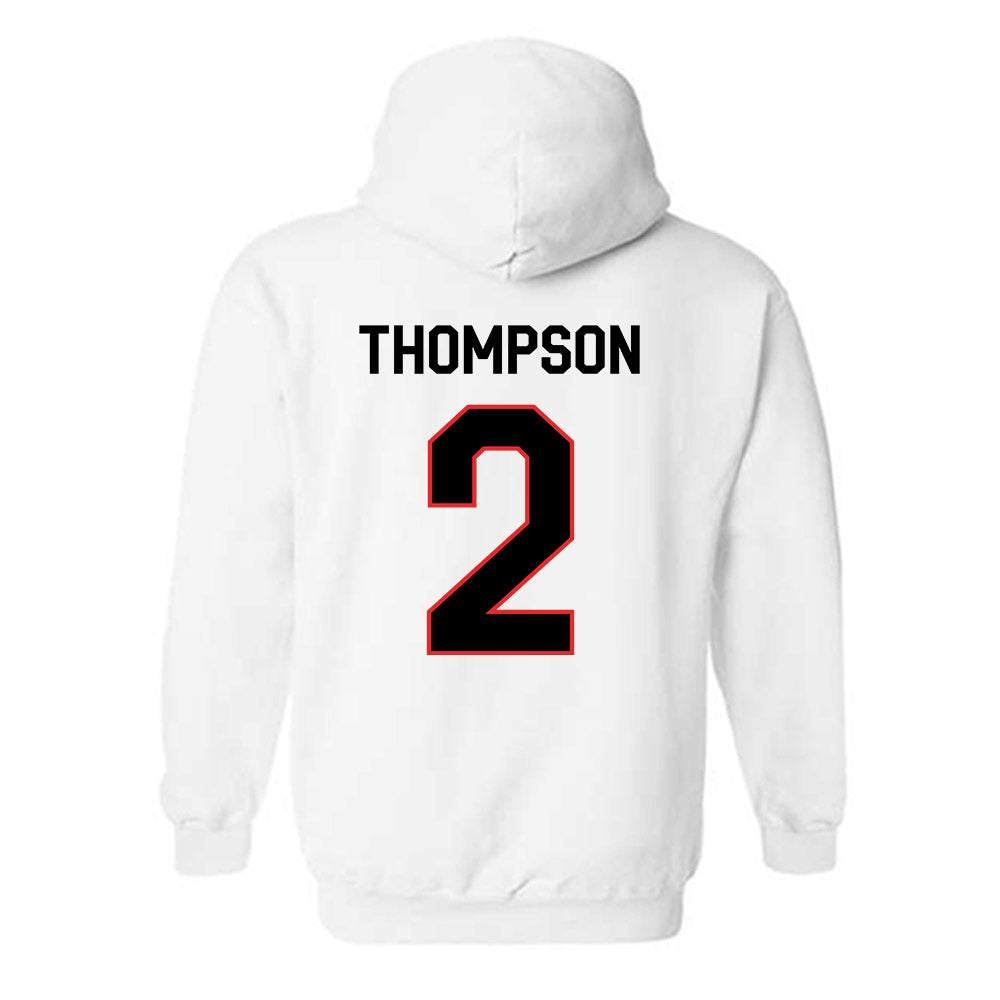 Texas Tech - NCAA Baseball : Kyeler Thompson - Classic Shersey Hooded Sweatshirt-1