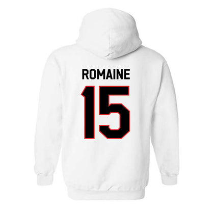 Texas Tech - NCAA Football : Austin Romaine - Classic Shersey Hooded Sweatshirt-1
