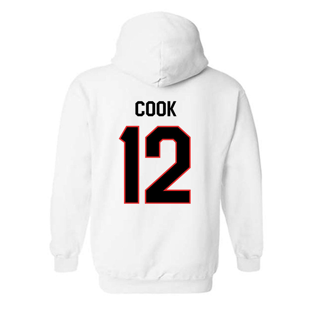Texas Tech - NCAA Women's Volleyball : Taylor Cook - Classic Shersey Hooded Sweatshirt-1