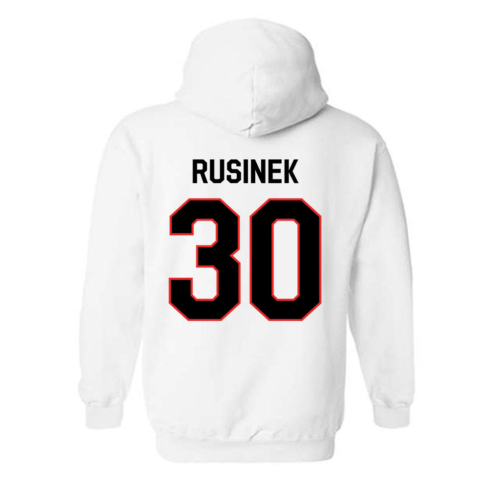 Texas Tech - NCAA Baseball : Jesse Rusinek - Classic Shersey Hooded Sweatshirt-1