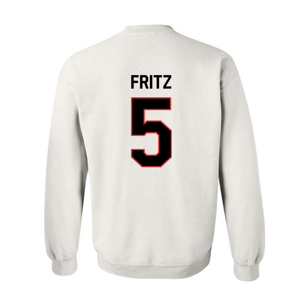 Texas Tech - NCAA Women's Basketball : Denae Fritz - Classic Shersey Crewneck Sweatshirt-1