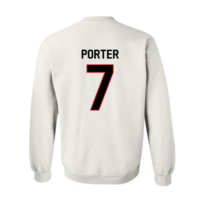 Texas Tech - NCAA Baseball : Hollis Porter - Classic Shersey Crewneck Sweatshirt-1