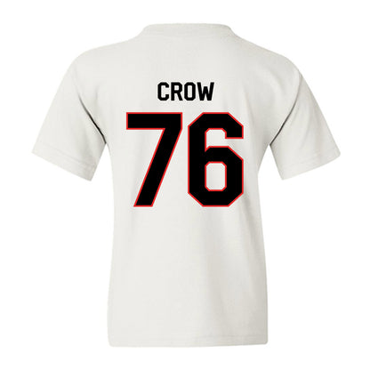 Texas Tech - NCAA Football : Jacob Crow - Classic Shersey Youth T-Shirt-1