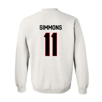 Texas Tech - NCAA Football : Malcolm Simmons - Classic Shersey Crewneck Sweatshirt-1