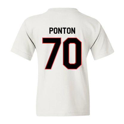 Texas Tech - NCAA Football : Jacob Ponton - Classic Shersey Youth T-Shirt-1