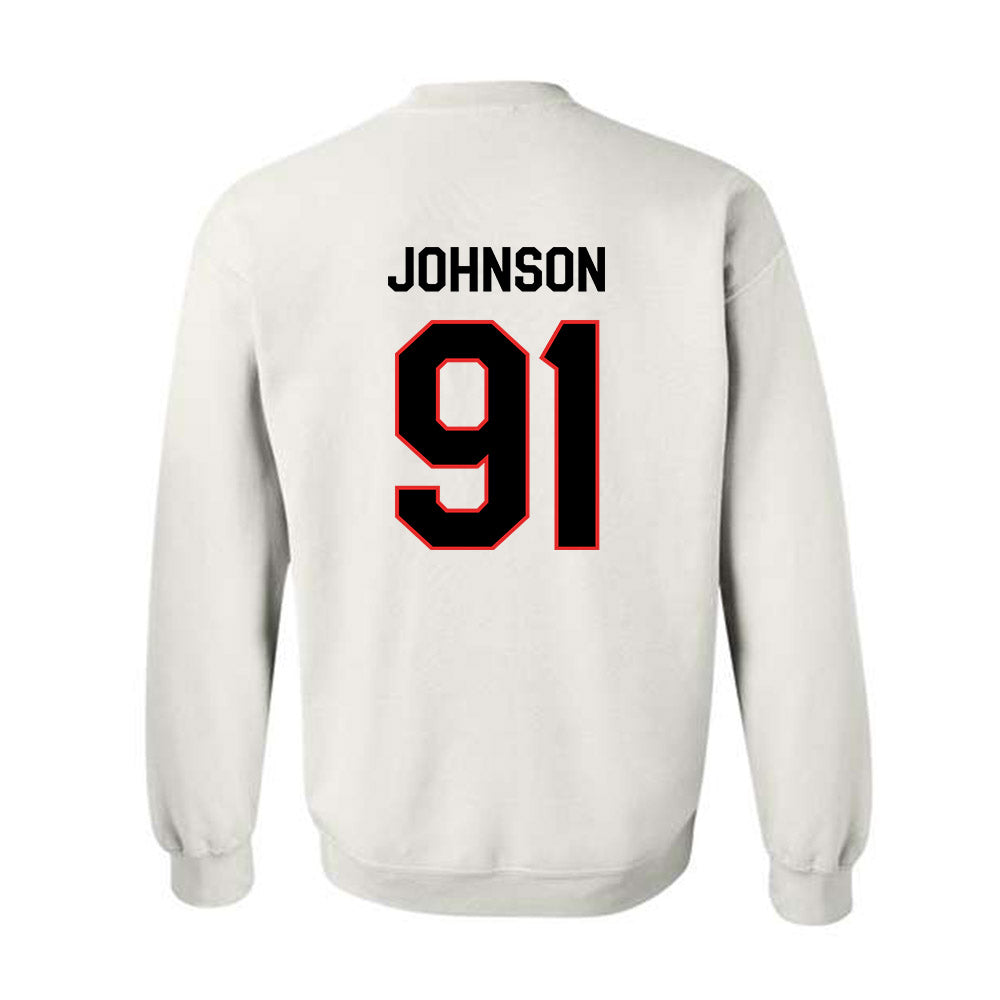 Texas Tech - NCAA Football : Krush Johnson - Classic Shersey Crewneck Sweatshirt-1