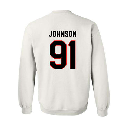 Texas Tech - NCAA Football : Krush Johnson - Classic Shersey Crewneck Sweatshirt-1