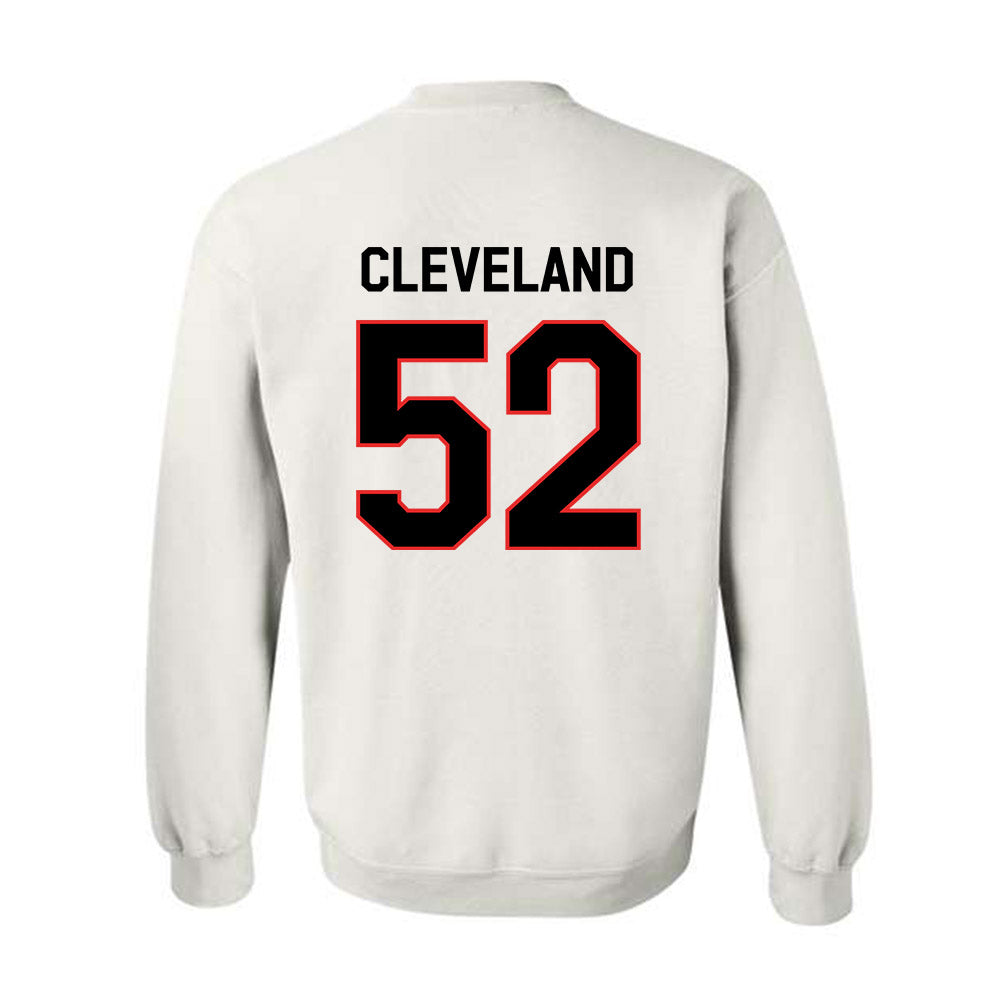 Texas Tech - NCAA Football : Cash Cleveland - Classic Shersey Crewneck Sweatshirt-1