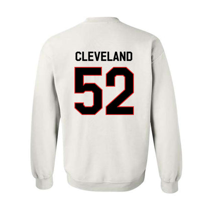 Texas Tech - NCAA Football : Cash Cleveland - Classic Shersey Crewneck Sweatshirt-1