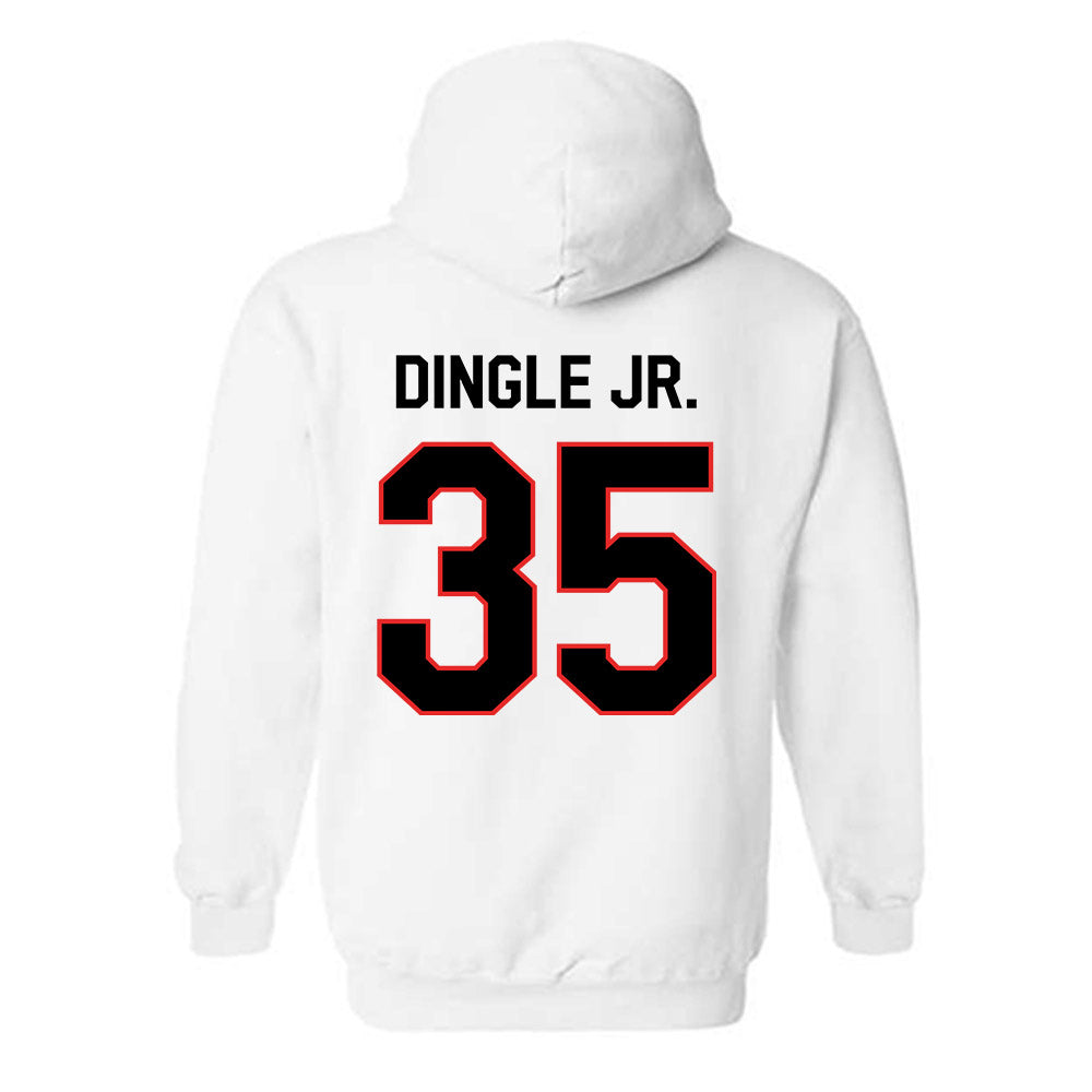 Texas Tech - NCAA Football : Miquel Dingle Jr. - Classic Shersey Hooded Sweatshirt-1