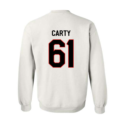 Texas Tech - NCAA Football : Connor Carty - Classic Shersey Crewneck Sweatshirt-1
