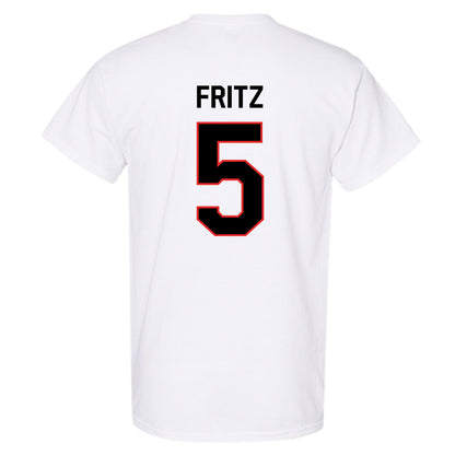 Texas Tech - NCAA Women's Basketball : Denae Fritz - Classic Shersey T-Shirt-1