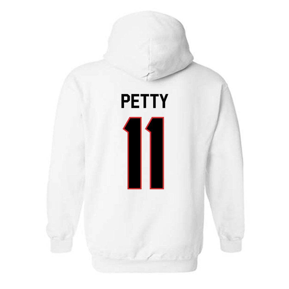 Texas Tech - NCAA Men's Basketball : Jaylen Petty - Classic Shersey Hooded Sweatshirt-1