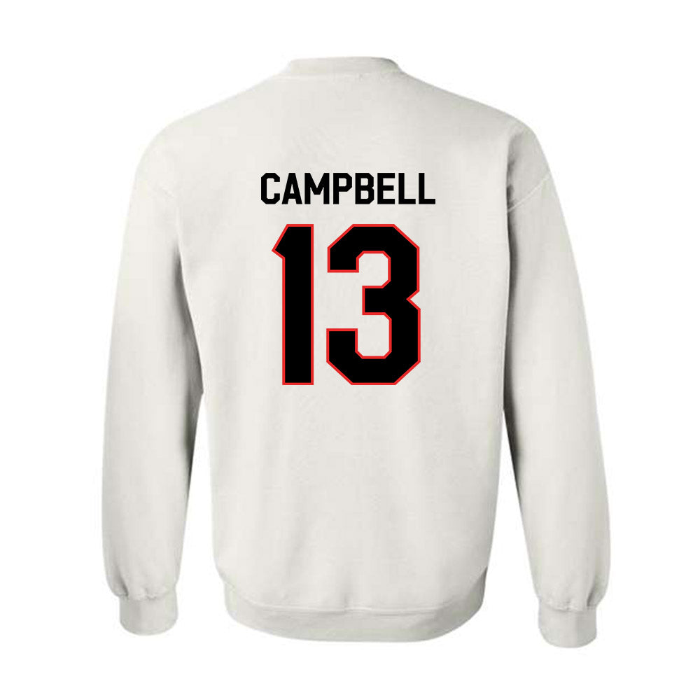 Texas Tech - NCAA Football : Chase Campbell - Classic Shersey Crewneck Sweatshirt-1