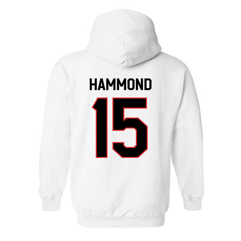 Texas Tech - NCAA Football : Will Hammond - Classic Shersey Hooded Sweatshirt-1