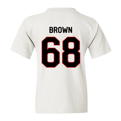 Texas Tech - NCAA Football : Ren Brown - Classic Shersey Youth T-Shirt-1