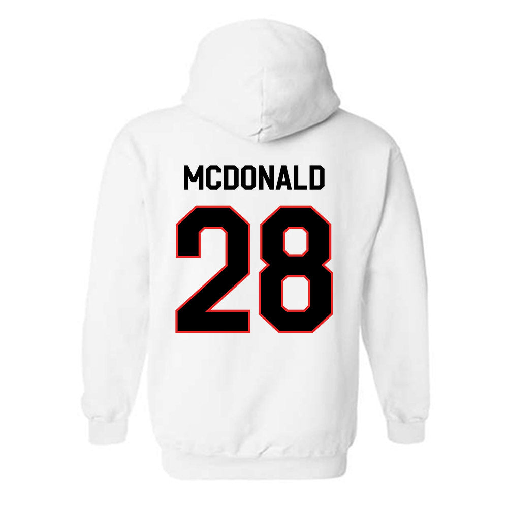 Texas Tech - NCAA Football : Bray Mcdonald - Classic Shersey Hooded Sweatshirt-1